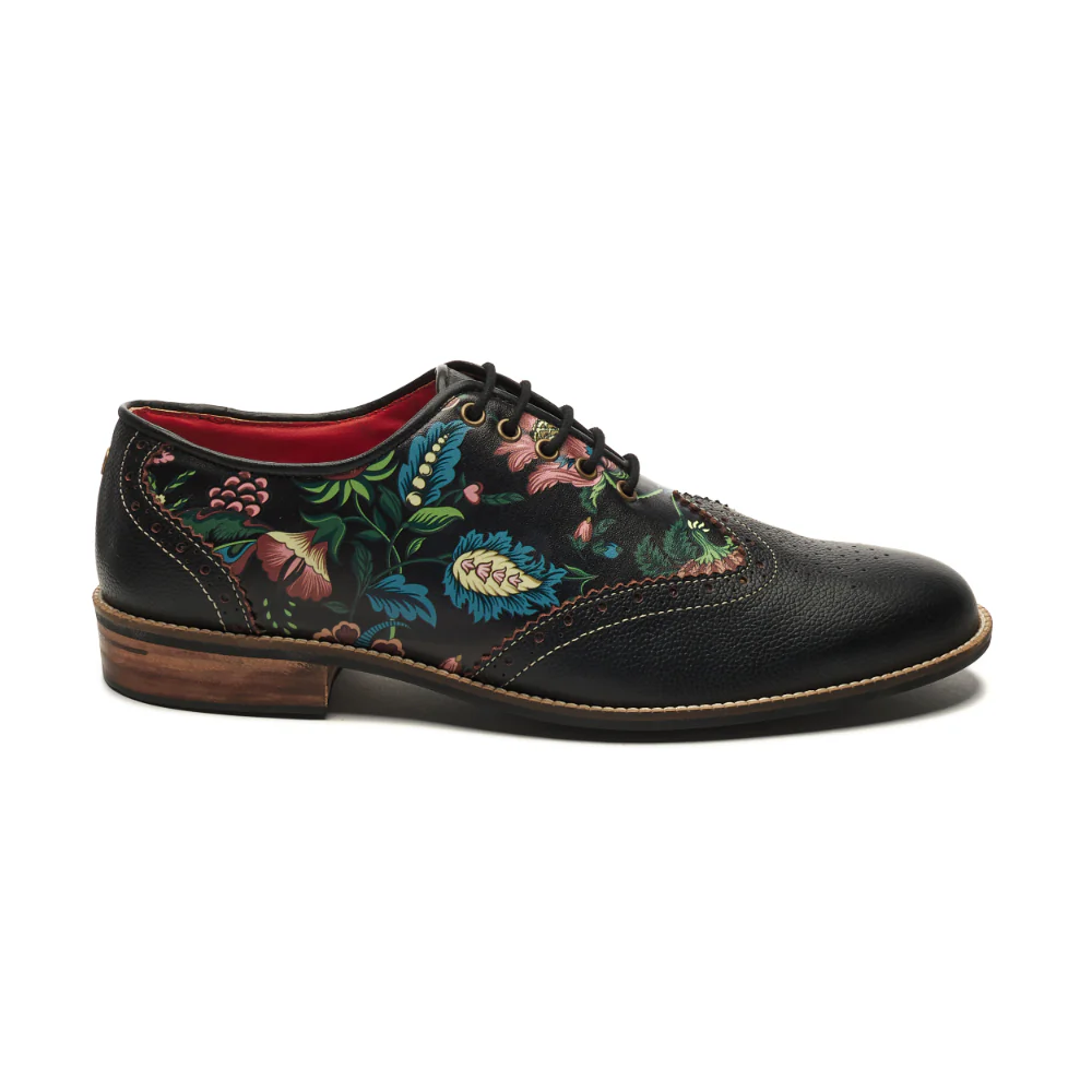 Bageecha Brogues Men – Coal - Image 5