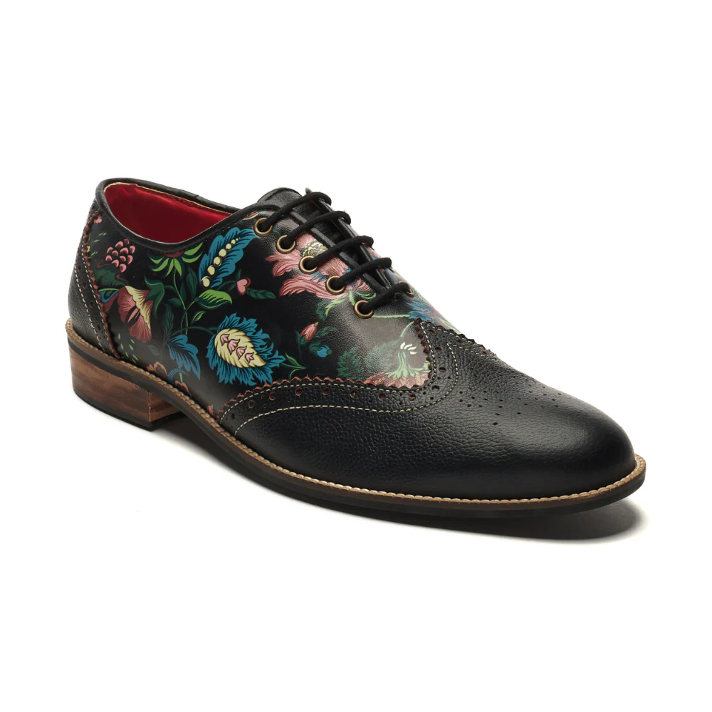 Bageecha Brogues Men – Coal - Image 7
