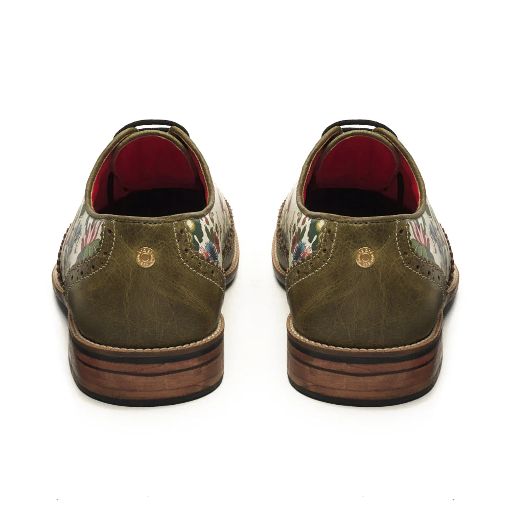 Bageecha Brogues Men – Olive - Image 4