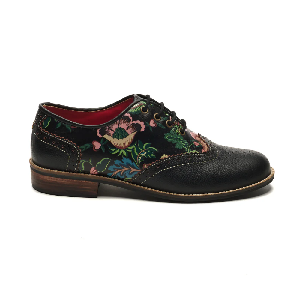 Bageecha Brogues Women – Coal - Image 3