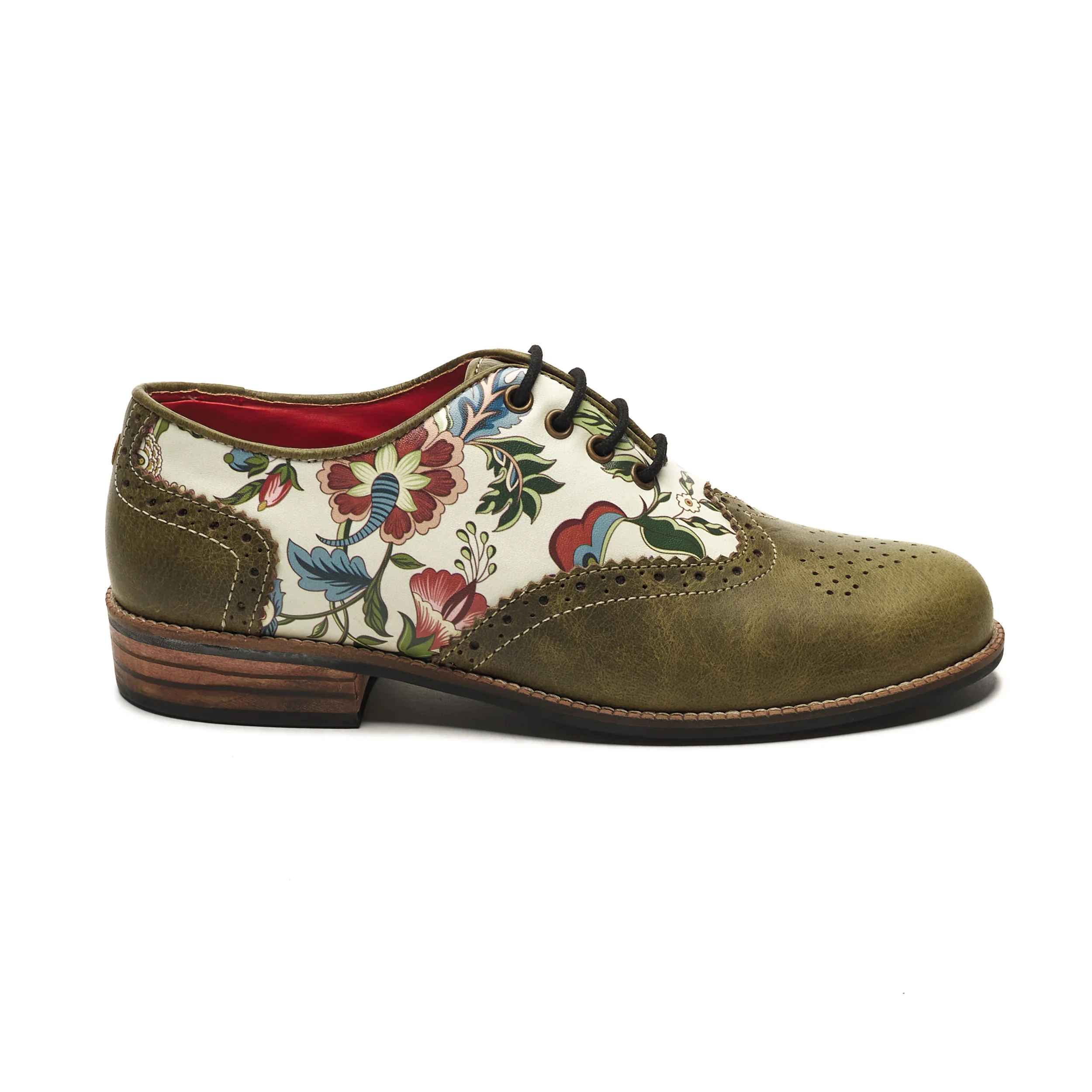 Bageecha Brogues Women – Olive - Image 3