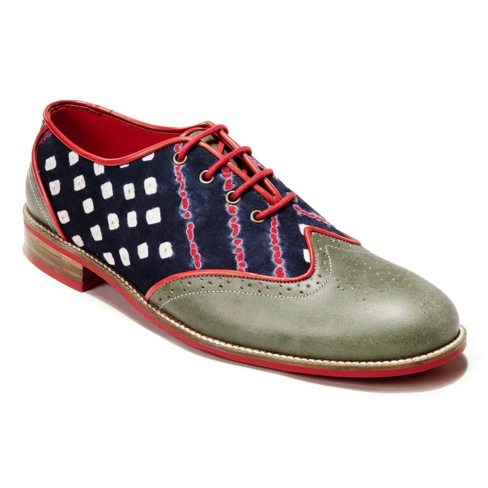 Bandhni Brogue for Men – Olive Green (discontinued) - Image 5