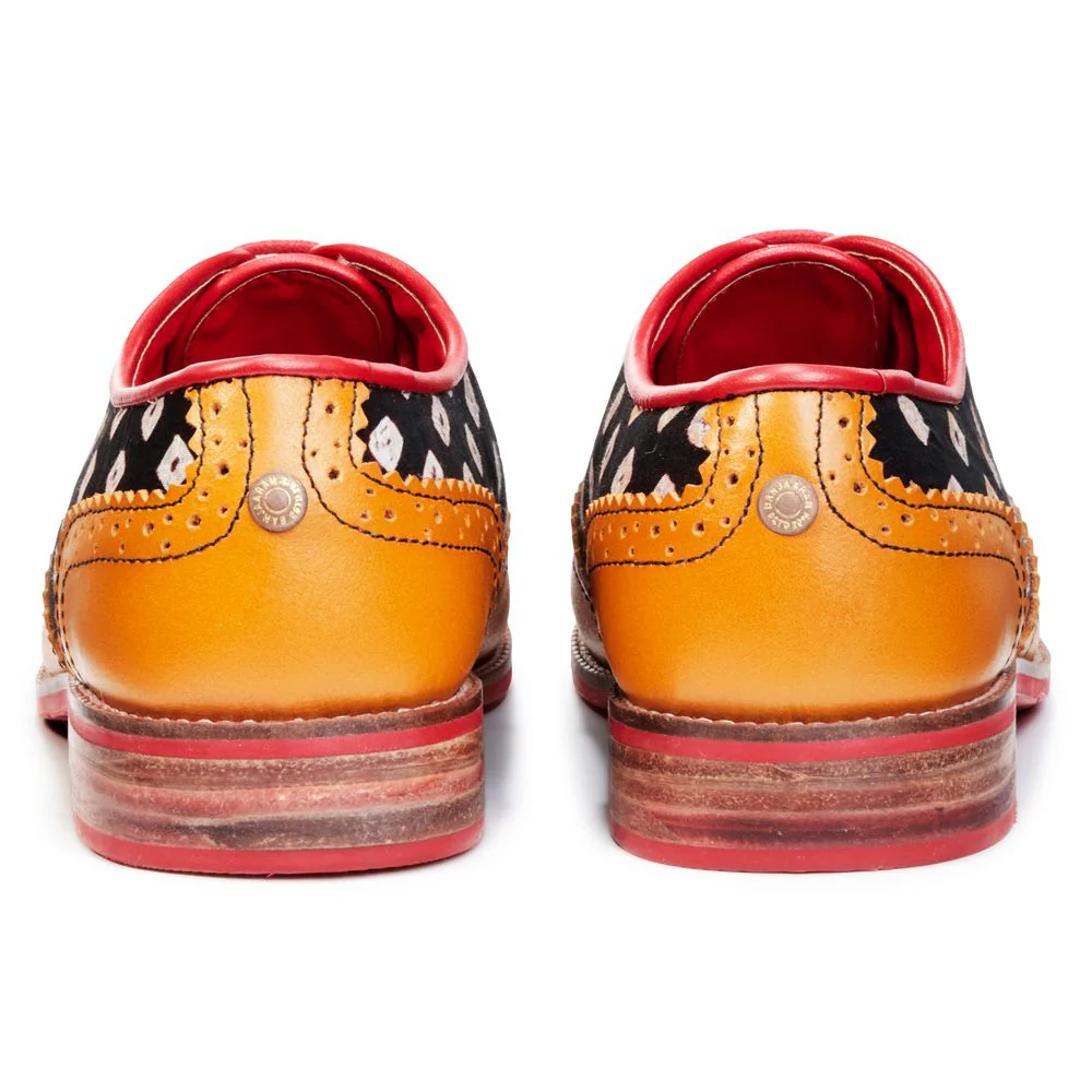 Bandhni Brogue for Women – Mustard (discontinued) - Image 4