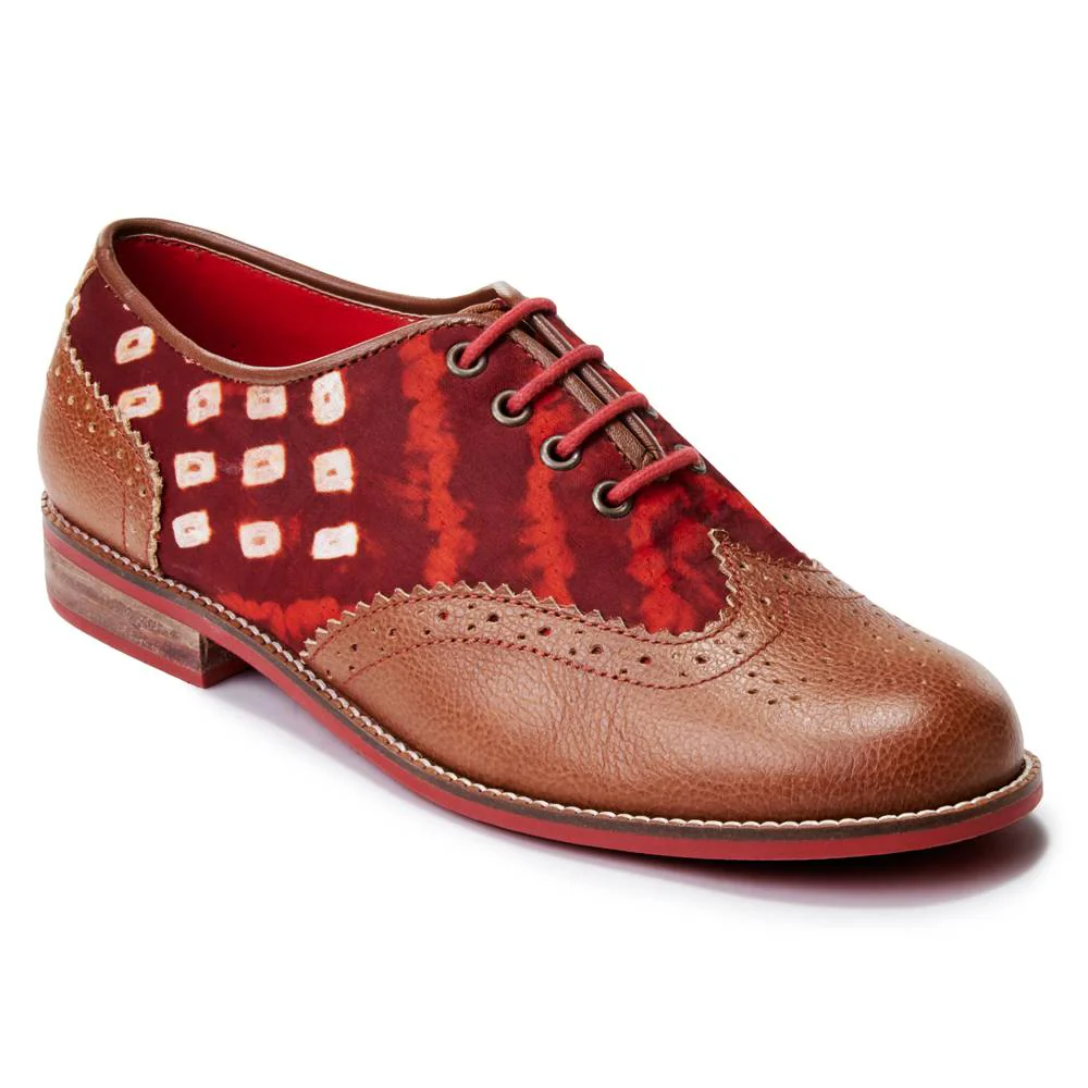 Bandhni Brogue for Women – Tan (discontinued) - Image 5