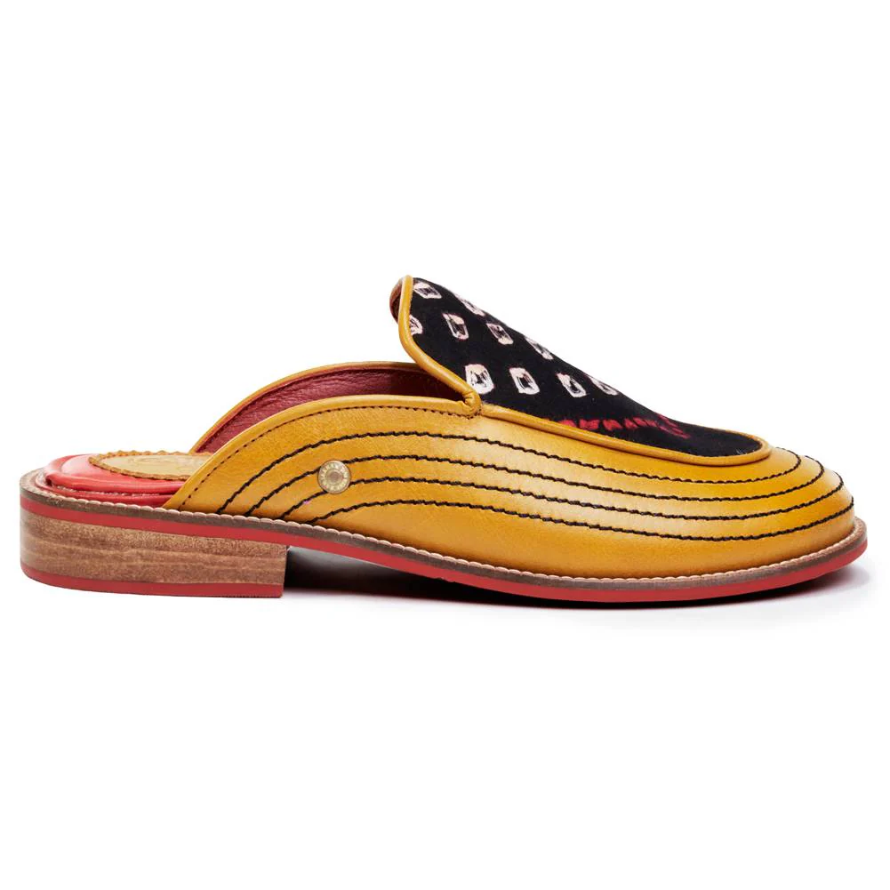 Bandhni Mule_for Women – Mustard (discontinued) - Image 3