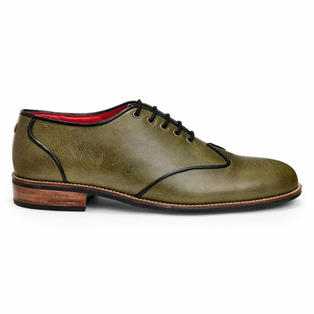 Core Brogues Men – Olive - Image 3