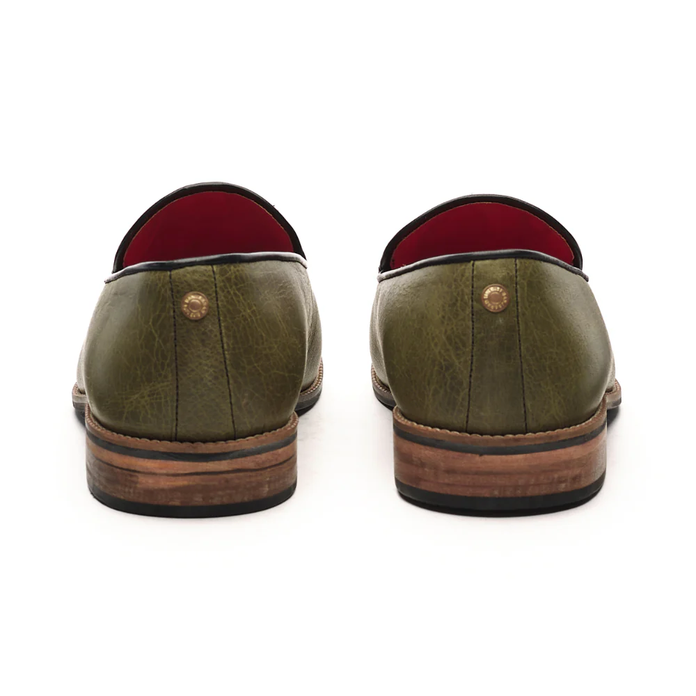Cranium Loafers Men – Olive - Image 4