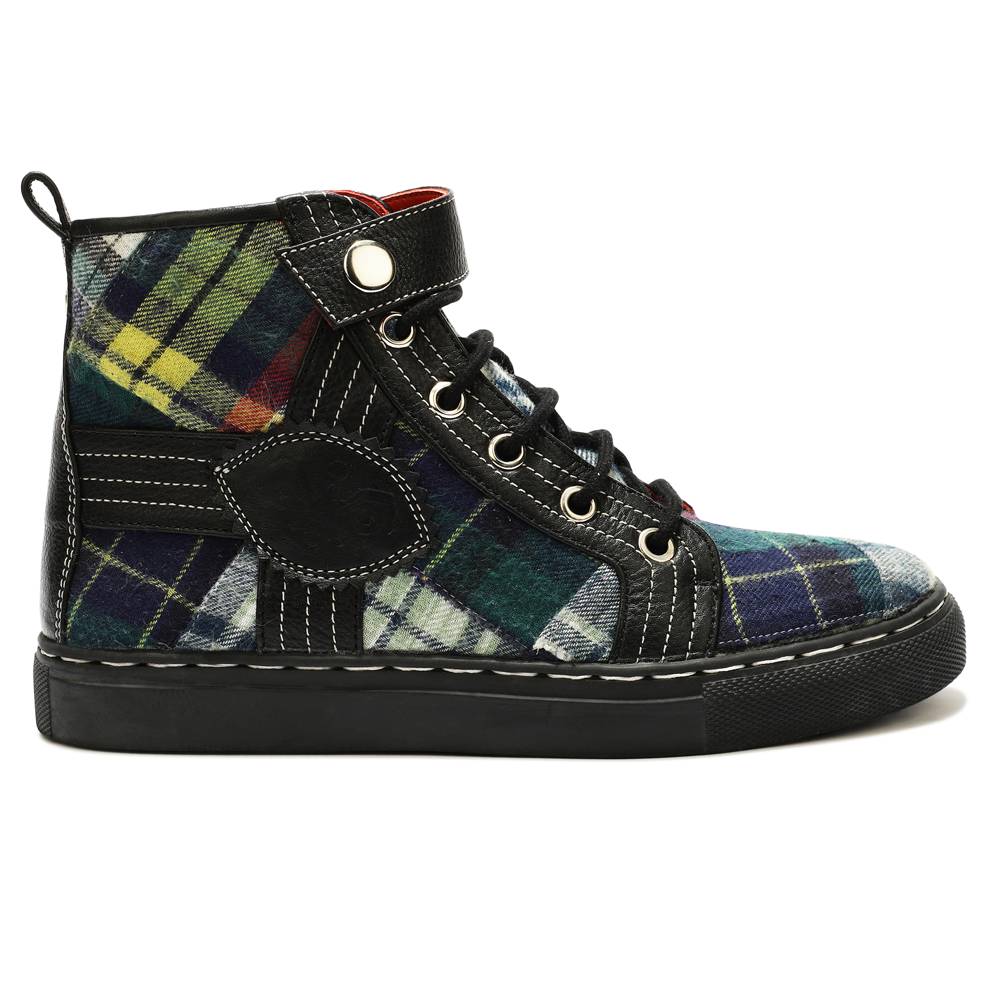 Green Tartans High_Tops for Women (discontinued) - Image 3