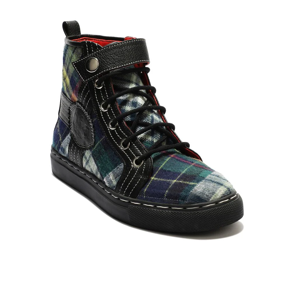 Green Tartans High_Tops for Women (discontinued) - Image 5