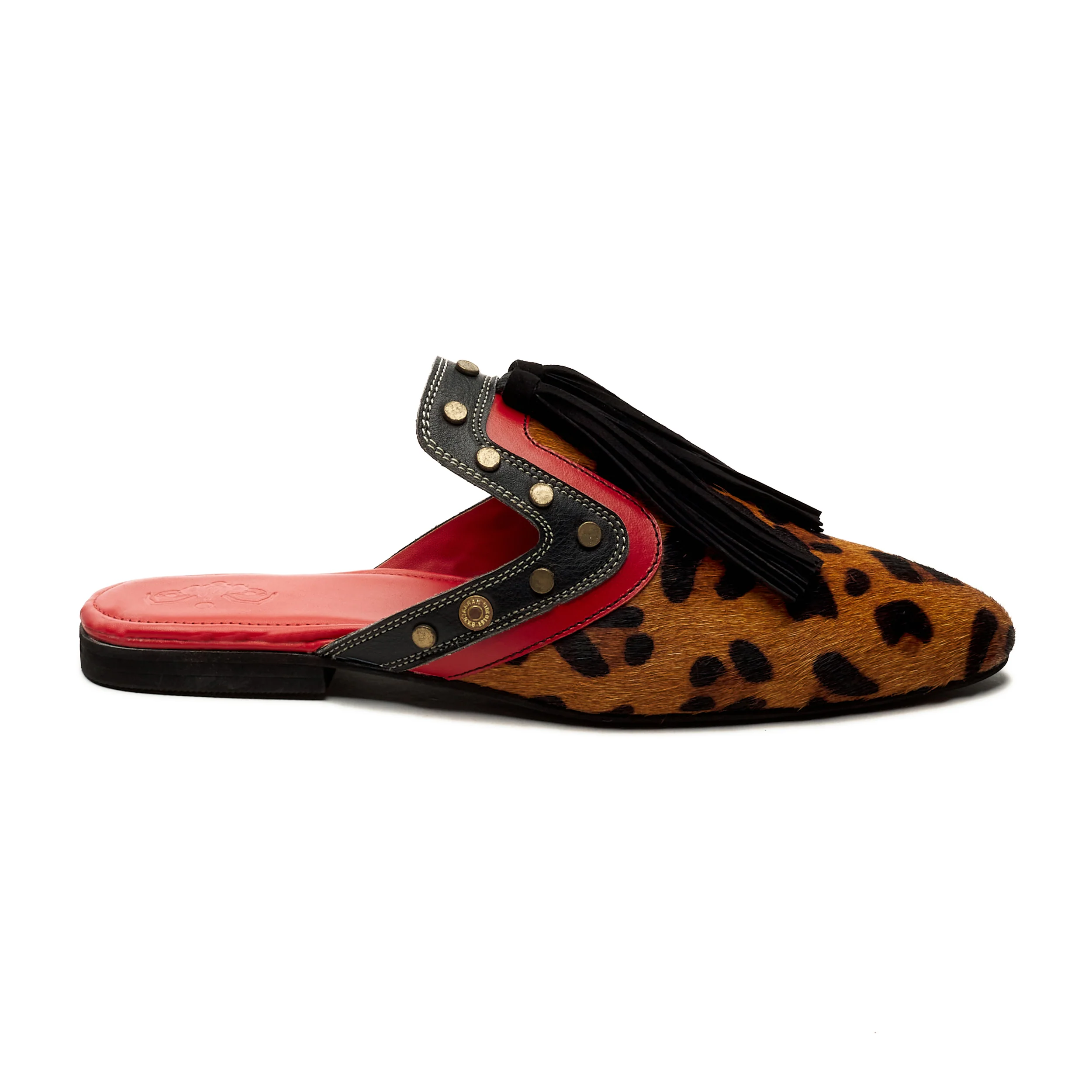 Leopard Cone Mules Women - Image 4