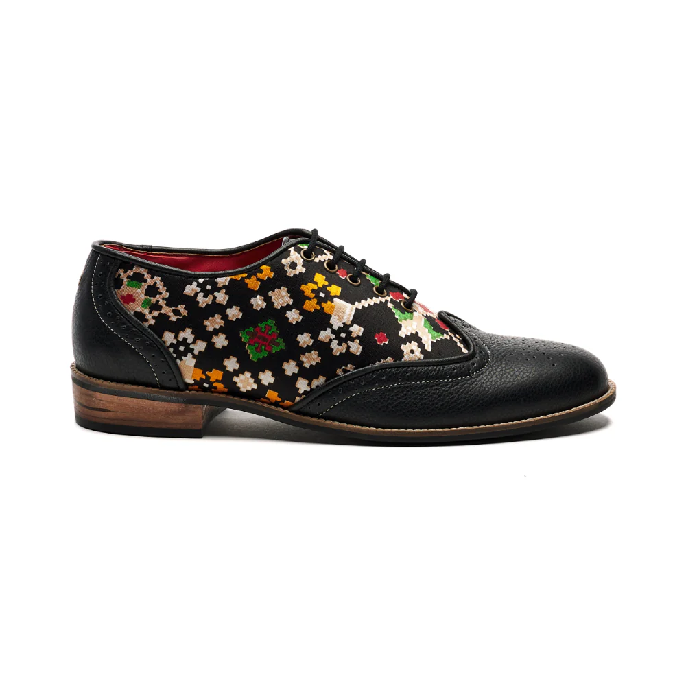 Patola Brogues Men – Coal - Image 3