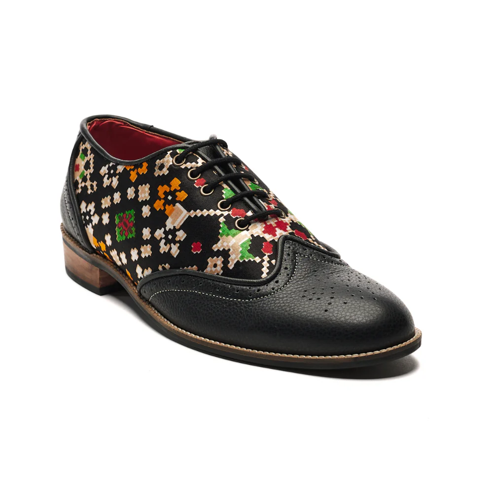 Patola Brogues Men – Coal - Image 5
