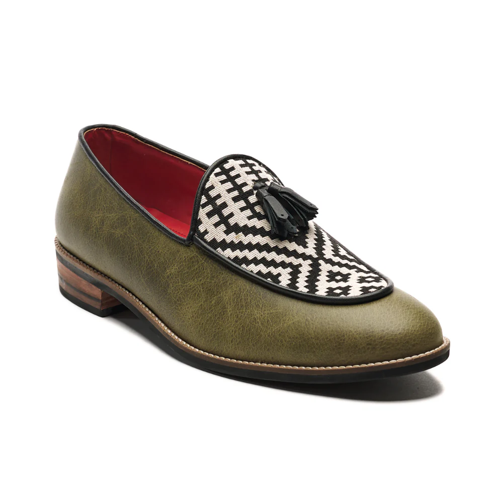 Texo Loafers Men – Olive - Image 5